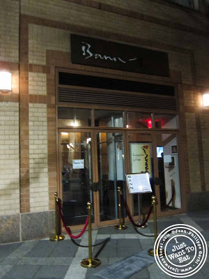 Image of Entrance of Bann Korean BBQ in NYC, New York