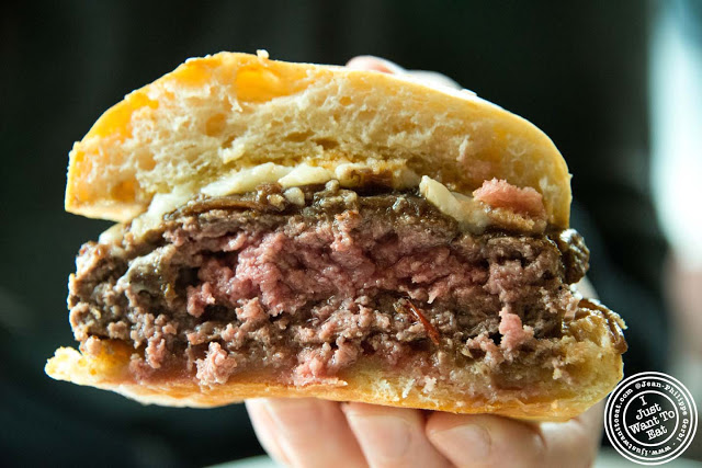 Image of the burger at Colicchio and Sons in NYC, New York