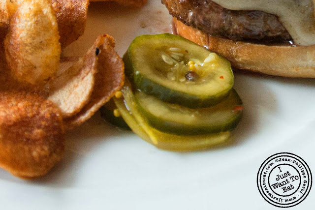 Image of the Pickle from the burger at Colicchio and Sons in NYC, New York
