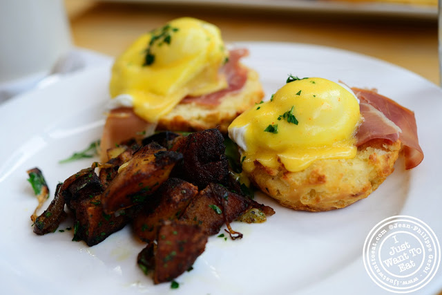 Image of Eggs Benedict at Market Table in the West Village - NYC, New York