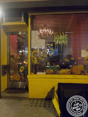 Image of Entrance of Table Verte in the East Village, NYC, New York