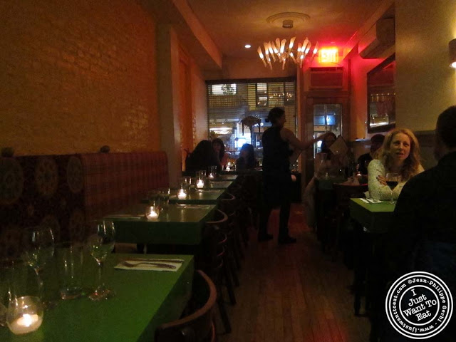 Image of the Dining room of Table Verte in the East Village, NYC, New York