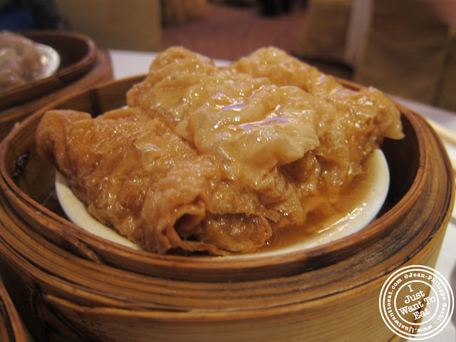 Image of Bean curd rolls at the Golden Unicorn in Chinatown NYC, New York