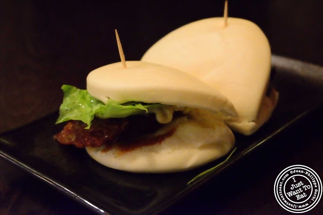 Image of Pork buns at Hide-Chan ramen in NYC, New York
