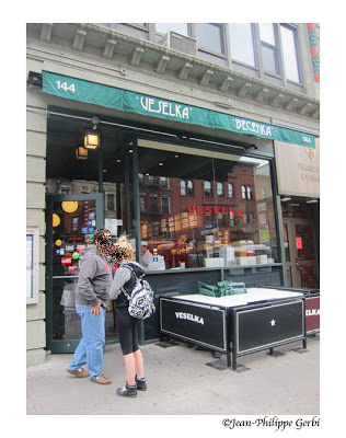 Image of Entrance of Veselka in the East Village NYC, New York