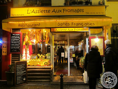 Image of the Entrance of L'assiette aux deux fromages in Paris, France
