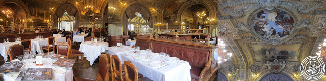 Image of the Dining room of Le Train Bleu in Gare de Lyon Paris, France