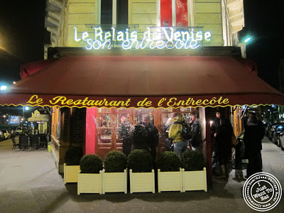 Image of the Entrance of Le Relais de Venise in Paris, France