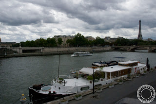 Image of the The Seine river and Tour Eiffel in Paris, France