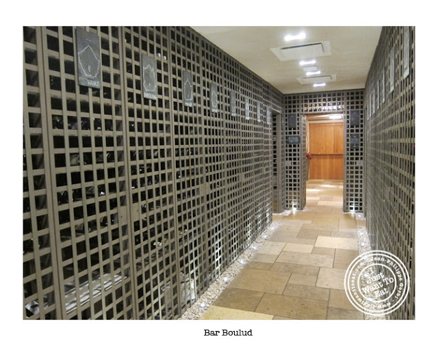 Image of Wine cellar of Bar Boulud in NYC, New York