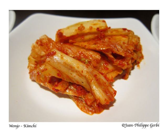 Image of Kimchi at Wonjo Korean Restaurant in Koreatown NYC, New York