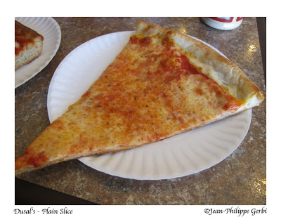 Image of Plain pizza slice at Dusal's Italian Restaurant in Freehold, NJ