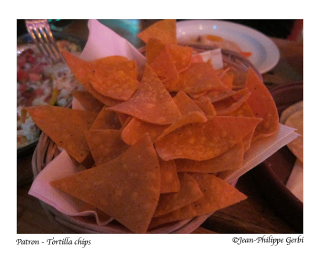 Image of Tortilla chips at Patron Mexican Grill in NYC, New York