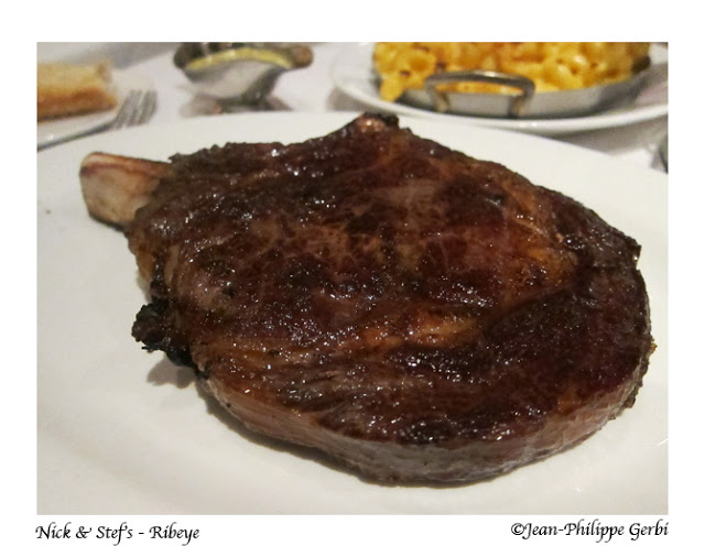 Image of Ribeye at Nick and Stef's steakhouse in NYC, New York