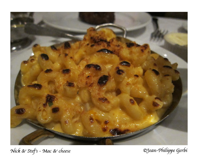 Image of Mac and cheese at Nick and Stef's steakhouse in NYC, New York