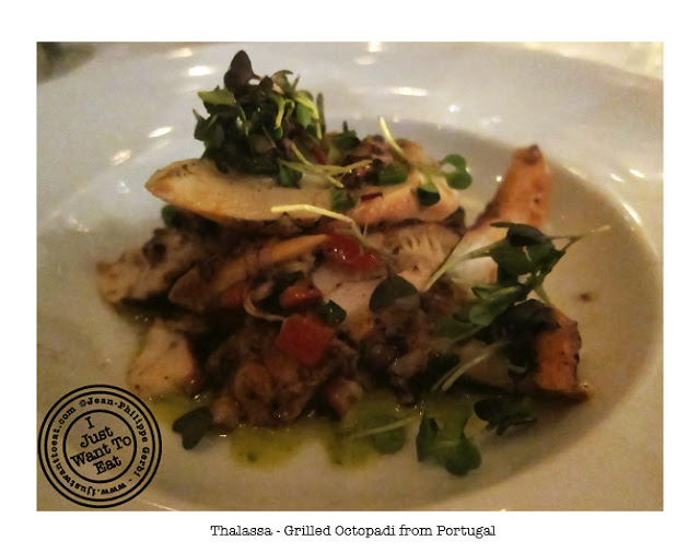 Image of Grilled Octopus from Portugal at Thalassa Greek Restaurant in Tribeca, NYC, New York