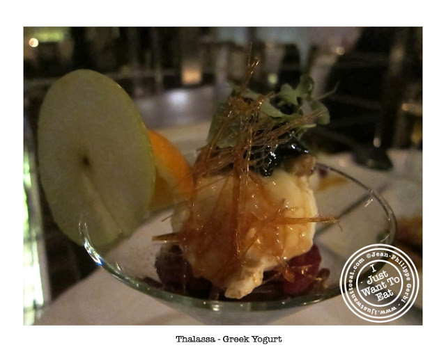 Image of Greek Yogurt at Thalassa Greek Restaurant in Tribeca, NYC, New York