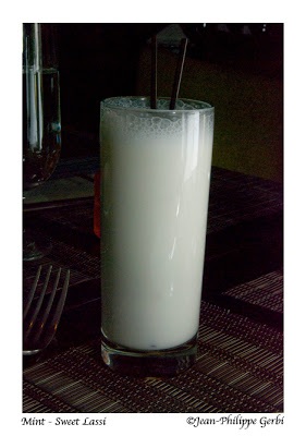 Image of Sweet Lassi at Mint Indian restaurant in NYC, New York