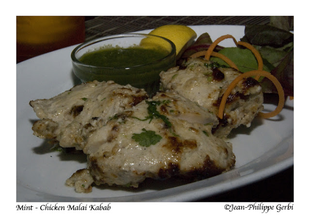 Image of Chicken Malai Kebab at Mint Indian restaurant in NYC, New York