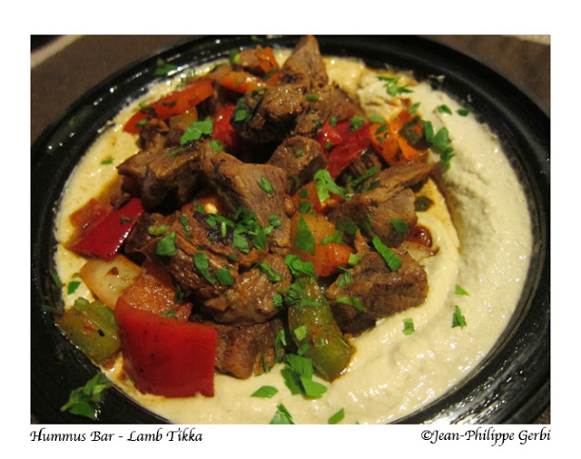 Image of Lamb Tikka Hummus Bowl at The Hummus Bar in Hoboken, NJ