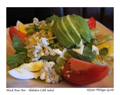Image of Cobb salad at Black Bear Bar and Grill in Hoboken, New Jersey NJ