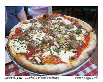 Image of Pizza at Lombardi's Pizza in NYC, New York - the oldest pizzeria in the US