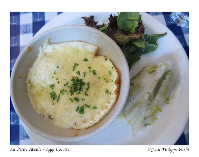 Image of Egg Cocotte at La Petite Abeille in the West Village NYC, New York
