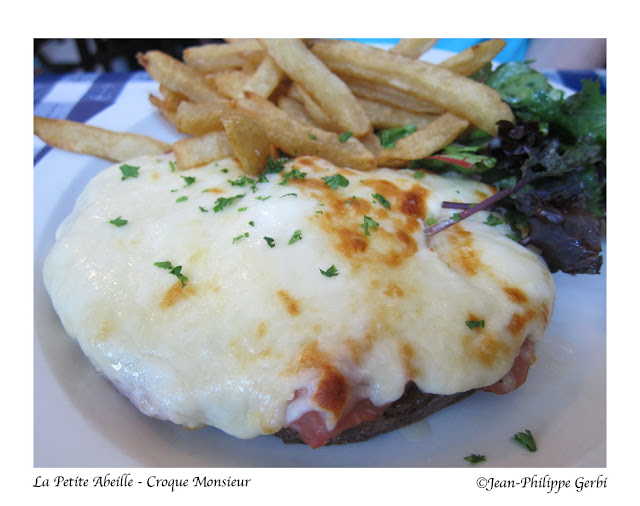 Image of Croque Monsieur at La Petite Abeille in the West Village NYC, New York