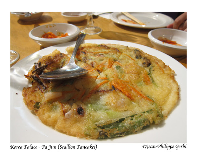 Image of Scallion pancakes at Korea Palace restaurant Midtown East NYC, New York