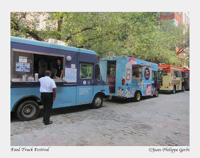 image of The Food Truck Festival in South Street Seaport - NYC, New York
