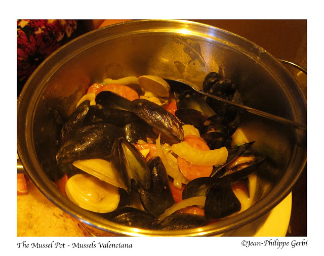 Image of Mussels Valenciana at The Mussel Pot in Greenwich Village NYC, New York