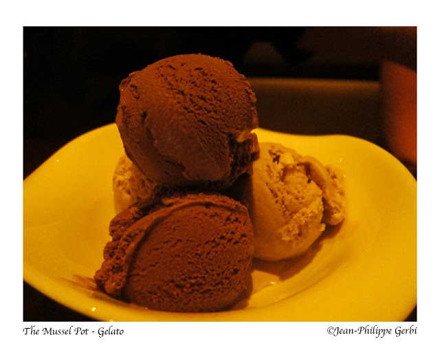 Image of Gelato at The Mussel Pot in Greenwich Village NYC, New York