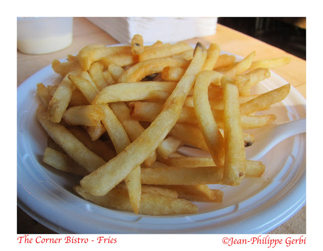Image of French fries at The Corner Bistro in NYC, New York