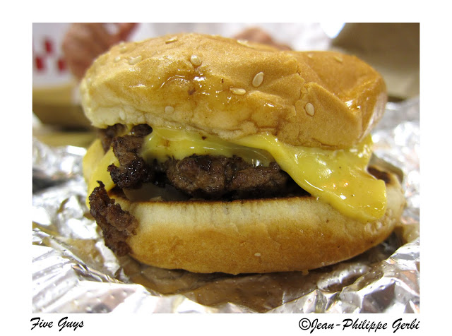 image of Burger at Five Guys in NYC, New York
