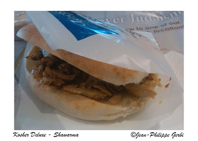 Image of Shawarma at Kosher Deluxe in NYC, New York