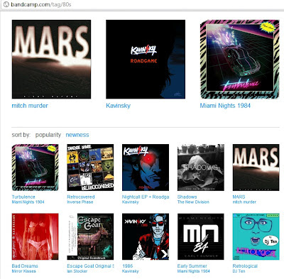 1000w - THIS WEEKS BANDCAMP 80s CHARTS (TOP 10)