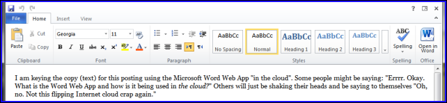 MS Word App