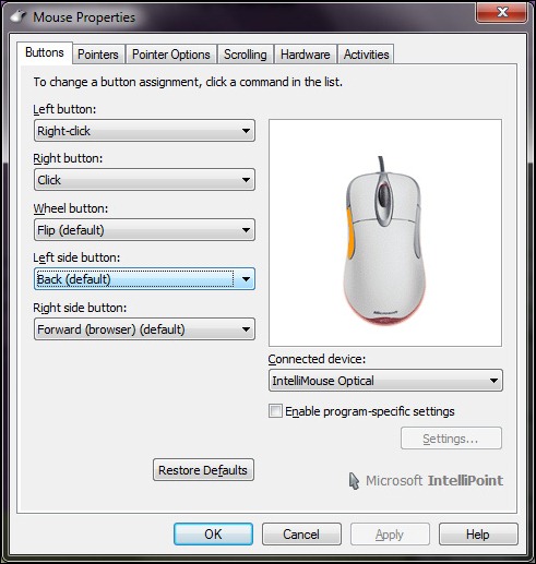 ConfigureMouse