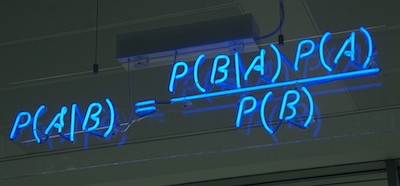 Bayes' Theorem in neon
