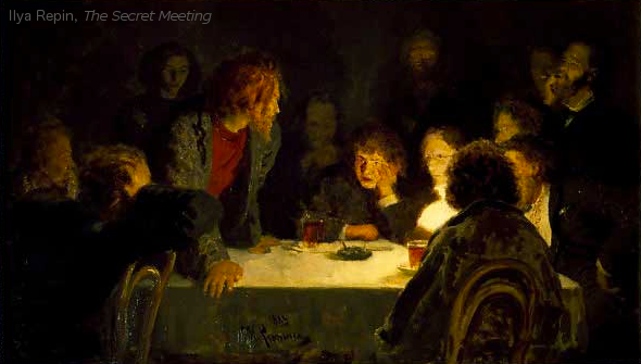 Ilya Repin, The Secret Meeting