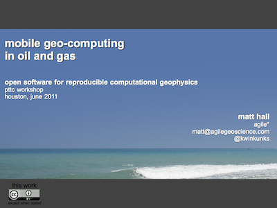 Mobile geo-computing presentation